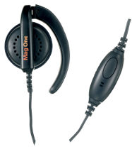 MOTOROLA MagOne Flexible Ear Receiver Headset closeup